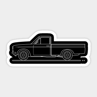 blue truck w Sticker